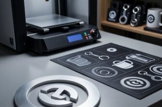 Брендированные 3D-печатные сувениры с чёткими логотипами и корпоративными цветами: коллекция готовых изделий с индивидуальной кастомизацией на демонстрационном стенде
