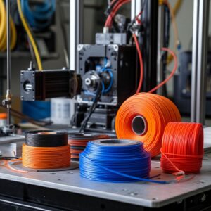 Инженер проверяет прочность соединения двух 3D-печатных деталей из разных материалов на разрыв: анализ места стыка и демонстрация методов усиления составных узлов