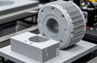 Инженер проводит механические испытания на разрыв 3D-печатной детали из инженерного композита: оценка прочности, анизотропии слоев и надежности функционального узла под нагрузкой