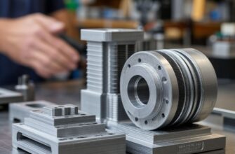 Инженер сравнивает исходную и топологически оптимизированную 3D-модель кронштейна на экране: анализ FEA-симуляции распределения нагрузок для снижения веса без потери прочности