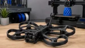 Напечатанная на 3d принтере рама и крепления для fpv дрона