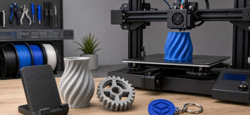 Разные изделия на 3d принтере — от бытовых деталей до инженерных прототипов