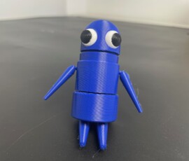 Игрушечные роботы, созданные методом FDM-печати на заказ